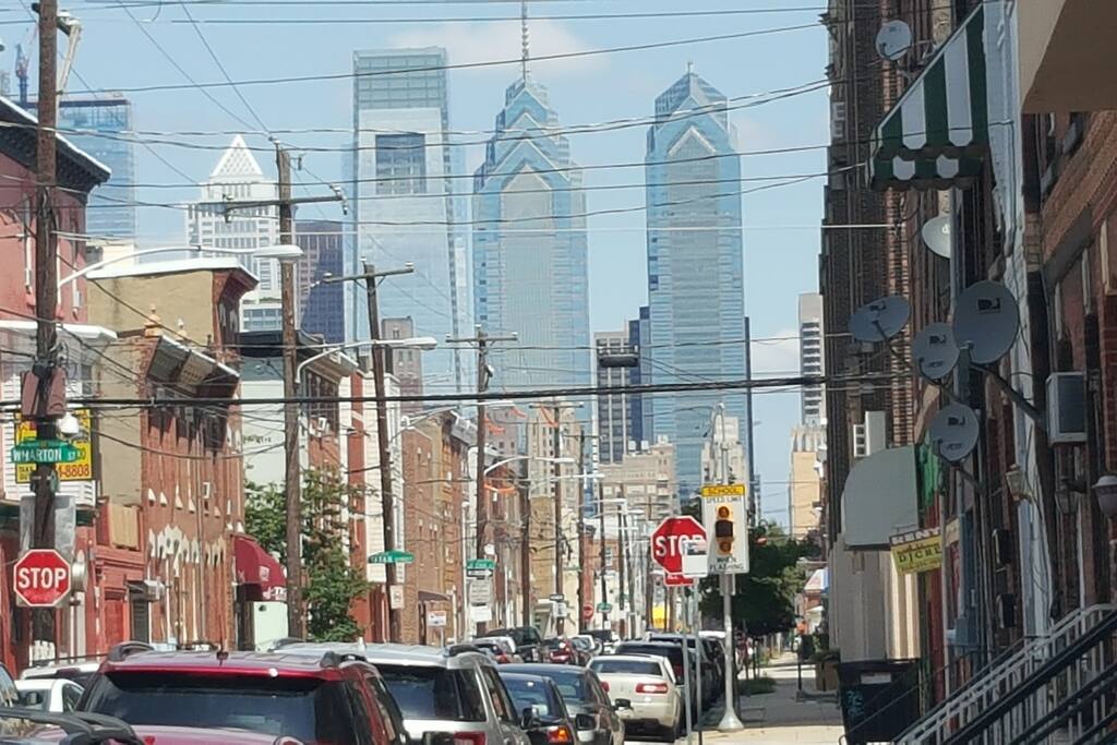 View outside the house