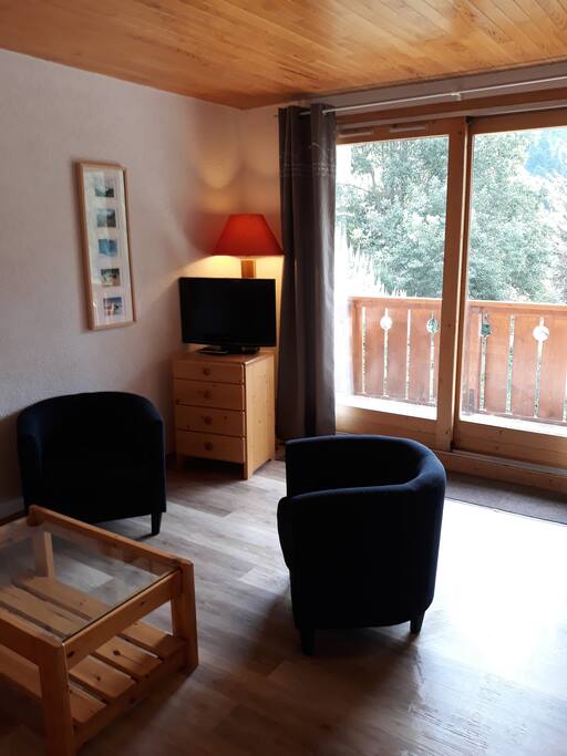 séjour lumineux avec balcon orienté au sud