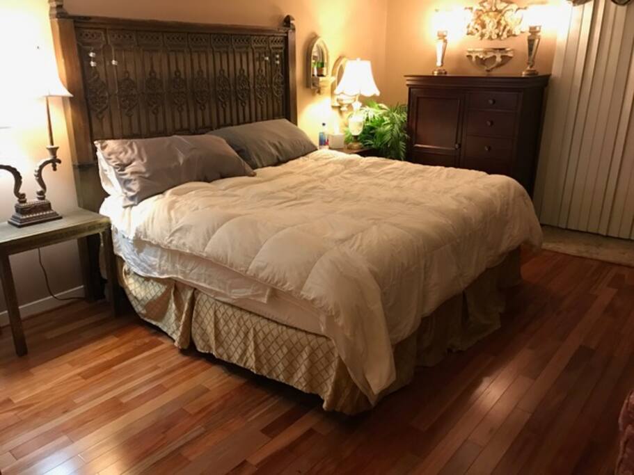 king sized bed