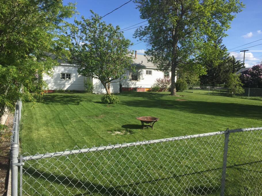 Our spacious backyard, fully fenced & gated
