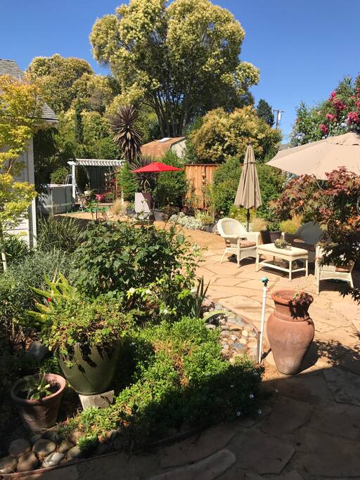 Room looks onto this side of the garden