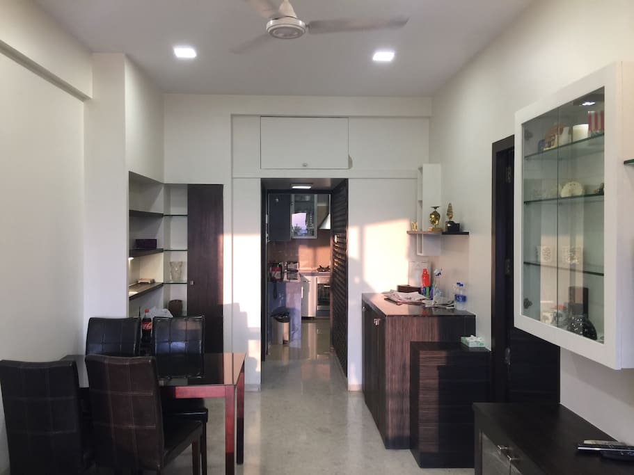 Beautiful sunset lights up the entire hall during the evenings