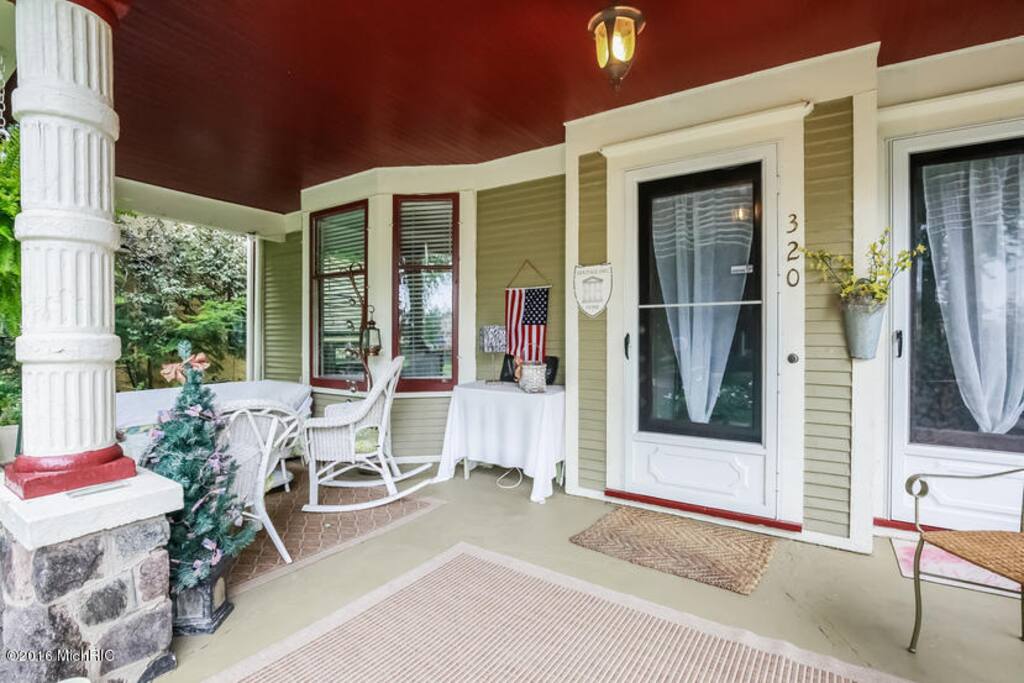 Grab a drink and enjoy the view from the front porch!