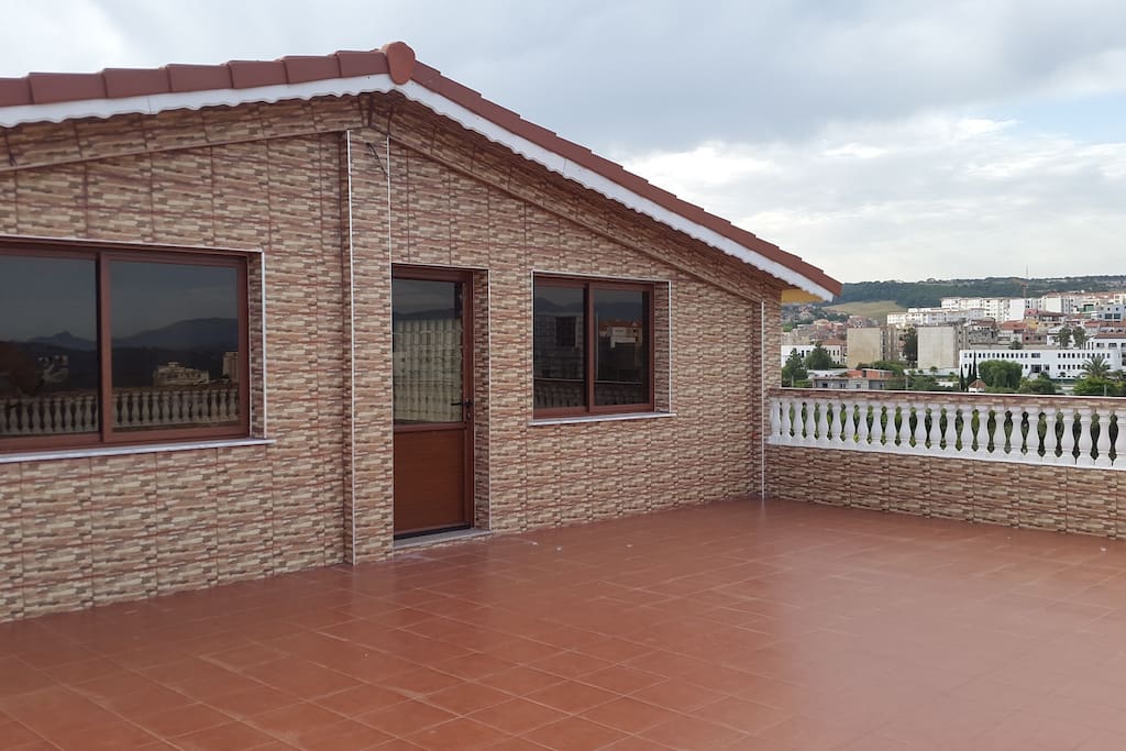 Terrasse des deux appartements "ROMANA" et "BELLE VUE".