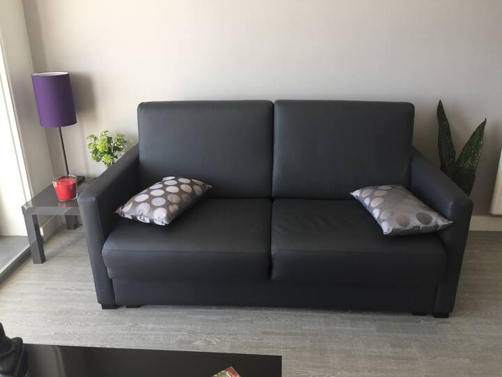 Kitanda cha kustarehesha sana cha sofa sentimita-140