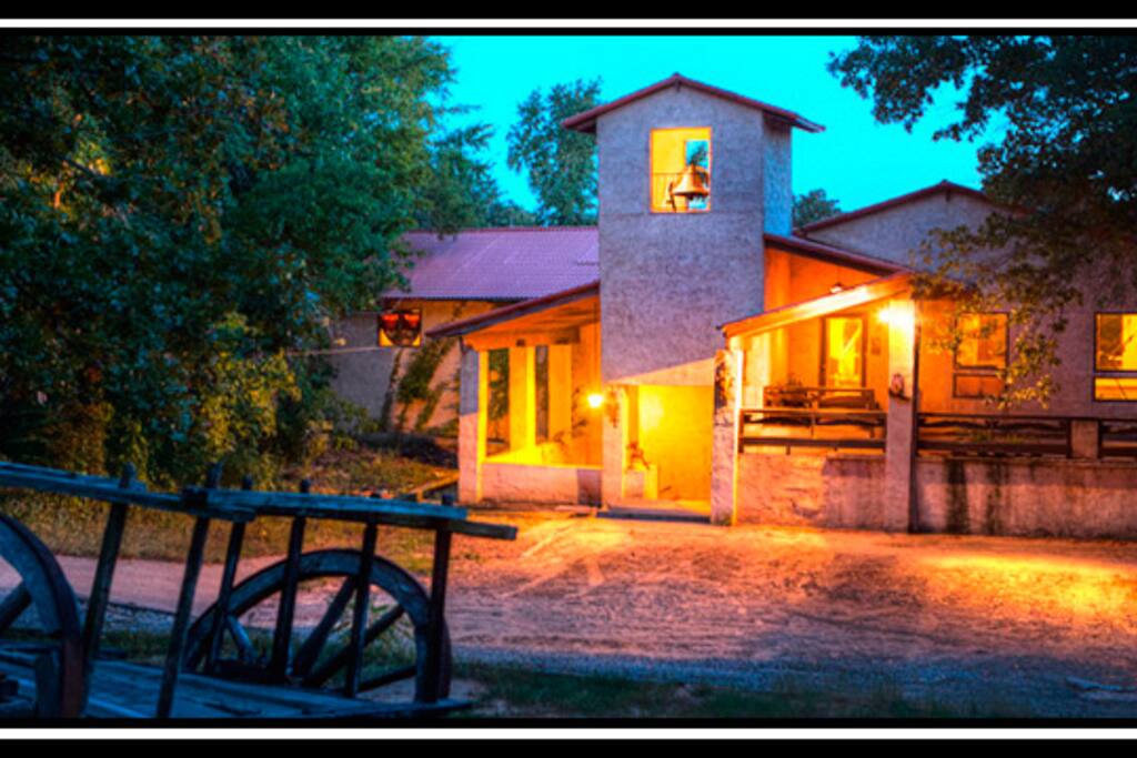 Spanish style Samadhi Retreat & Meditation Center in East Texas