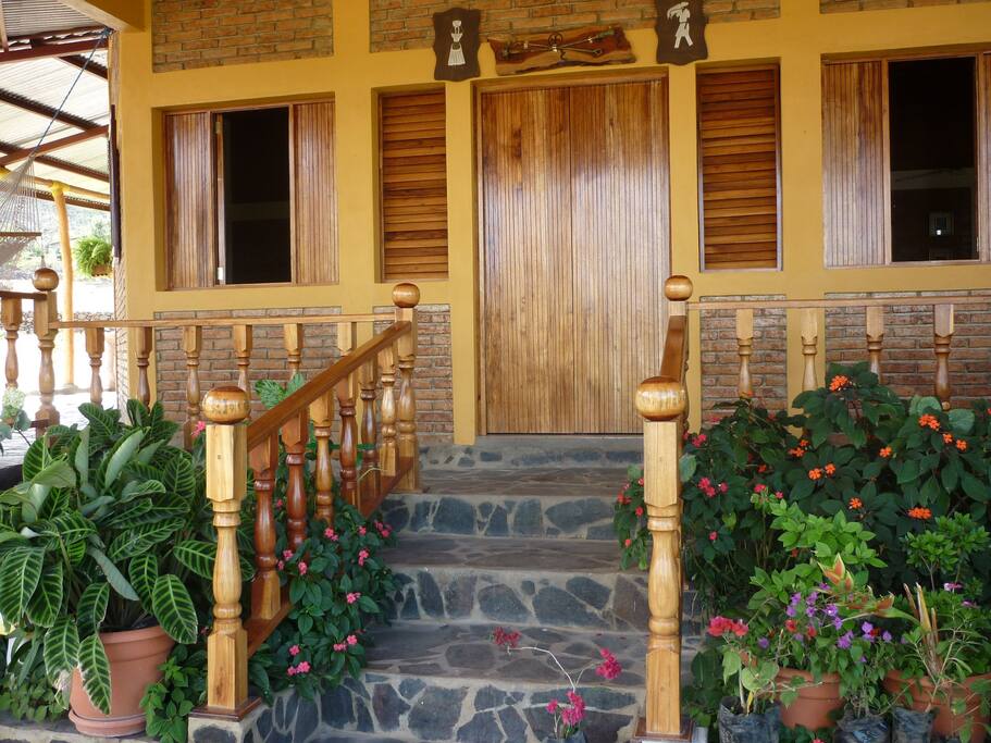 the entrance