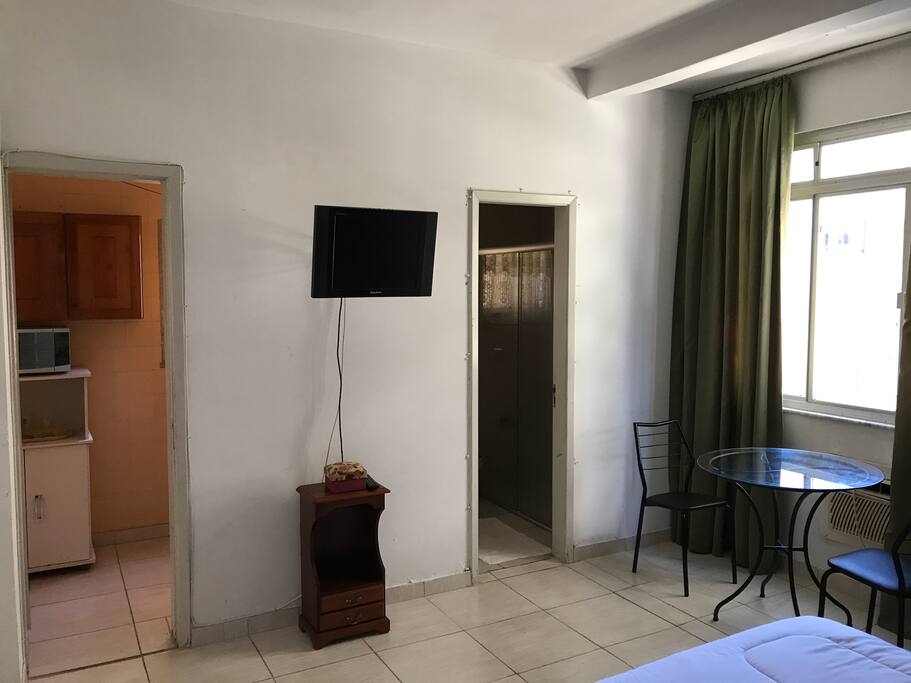 Sala de estar com ar condicionado