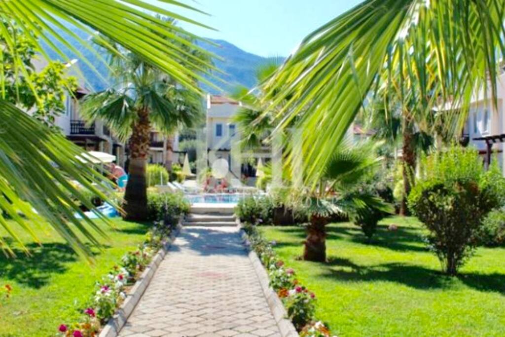 Beautiful well kept gardens