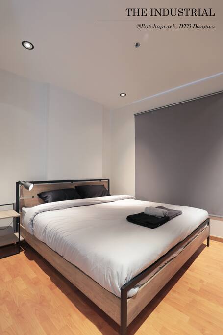 Roller blinds provides absolute privacy and blocks out the light when needed.