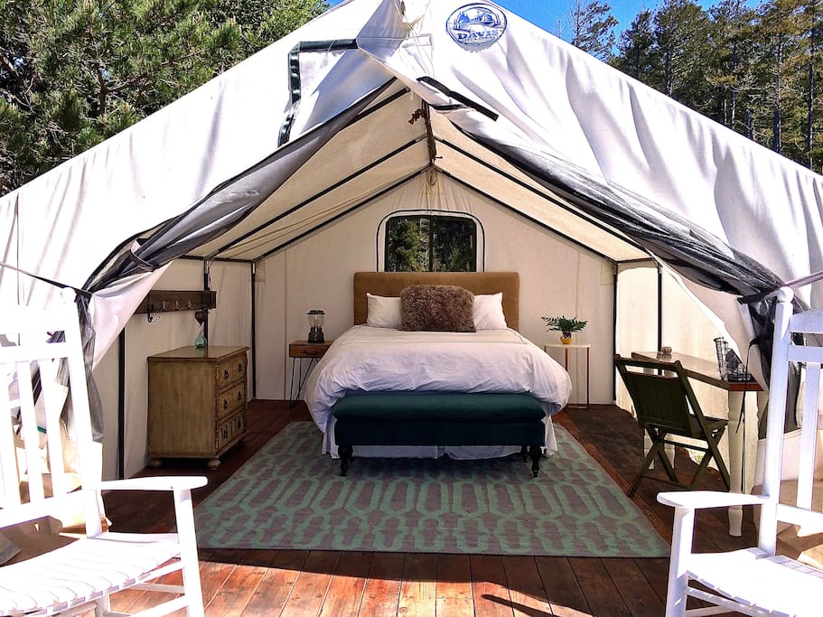 Tent interior