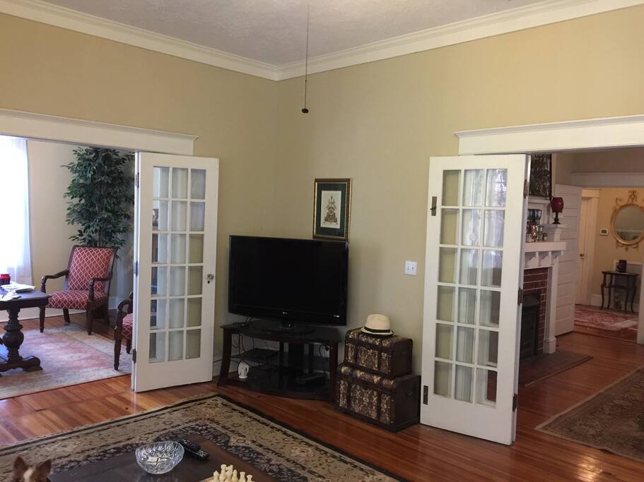 Living room (looking into office).