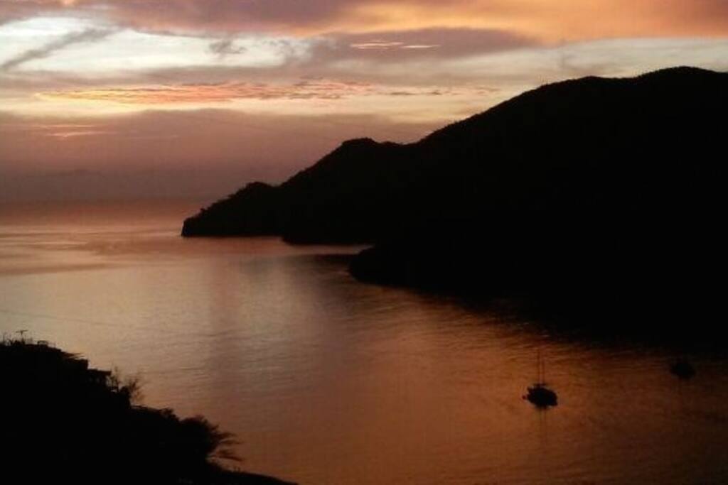 PANORAMIC VIEW OF TAGANGA BAY