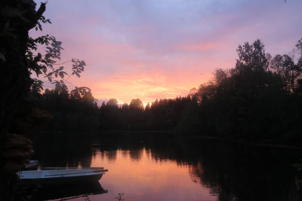 Evening at Sika lake
