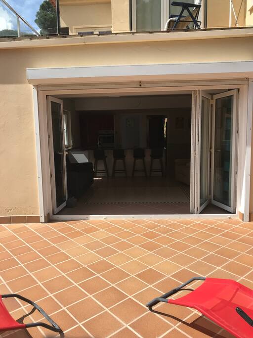 Front entrance of apartment.