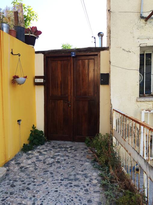 Entry to the courtyard house
