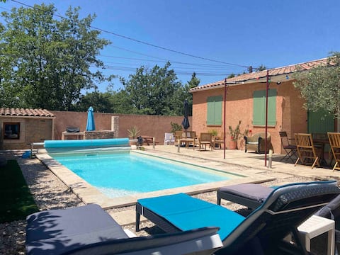 Entire villa private pool. Between beaches/Verdon