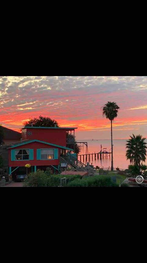 Artist’s waterfront home viewed  in Coast magazine