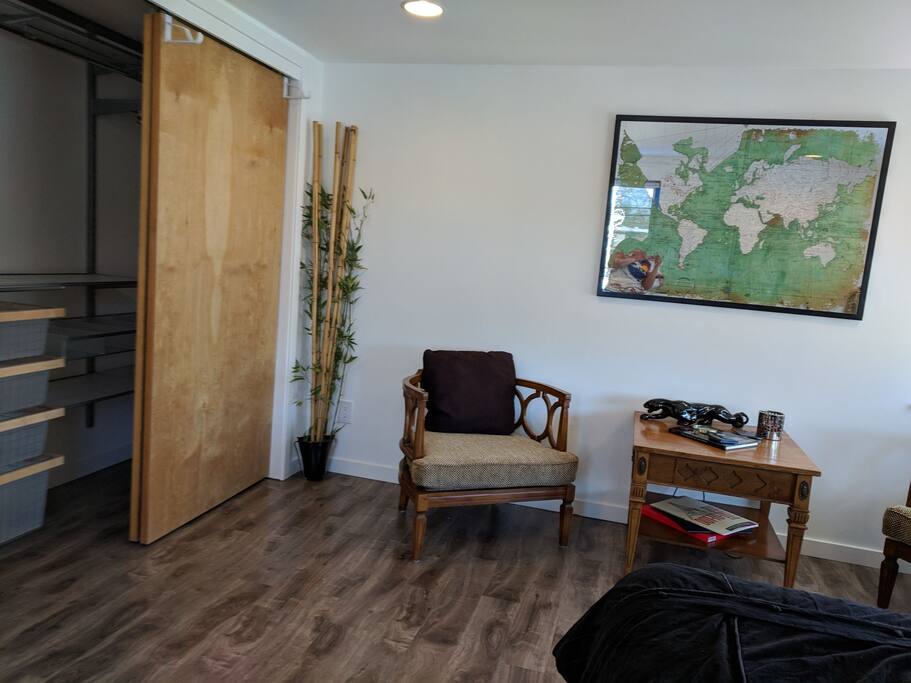 ample closest space for longer stays!