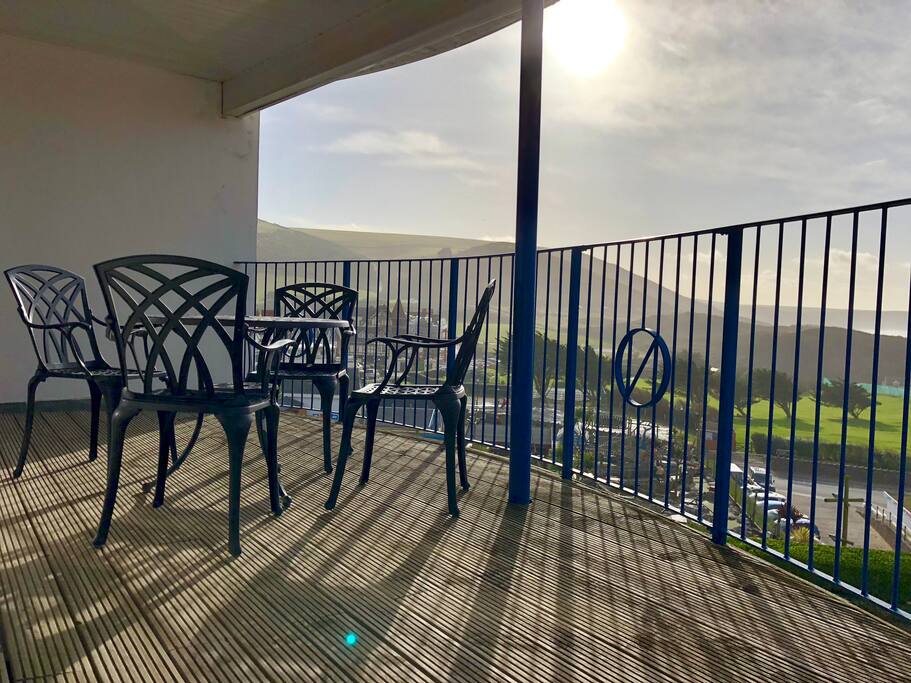 Spacious balcony