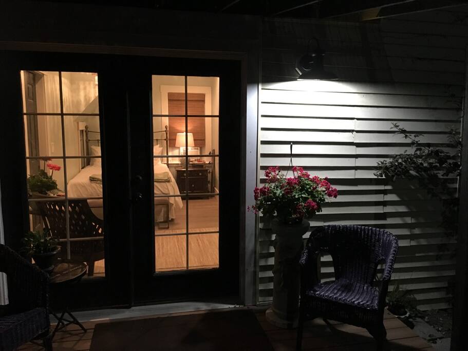 Studio at night