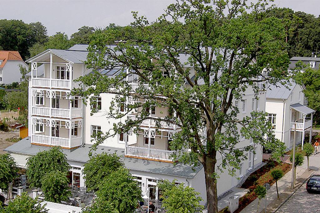 Hausansicht der Villa Seerose im Ostseebad Sellin