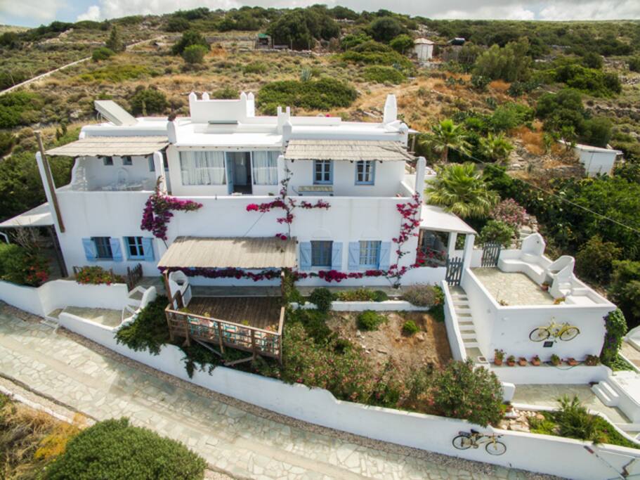 The Penthouse covers the whole top level of the house.