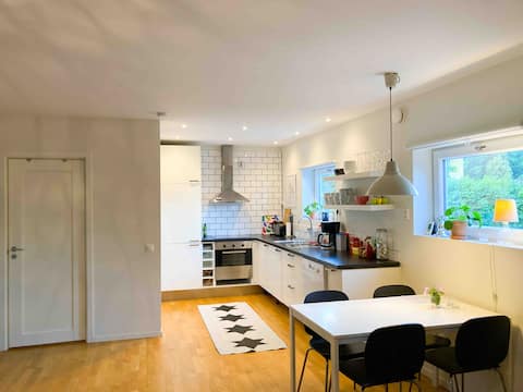 Apartment in a calm area 4 km away from the city.