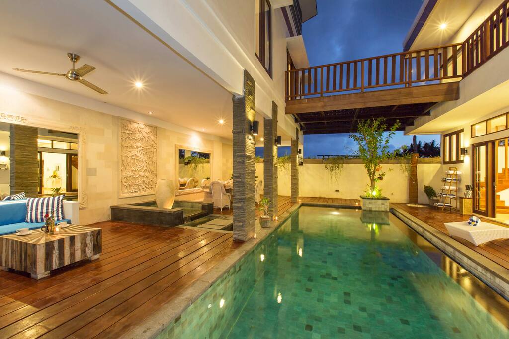 Pool by night