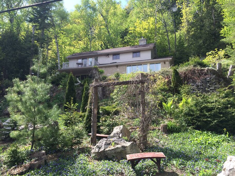 View from lower yard.