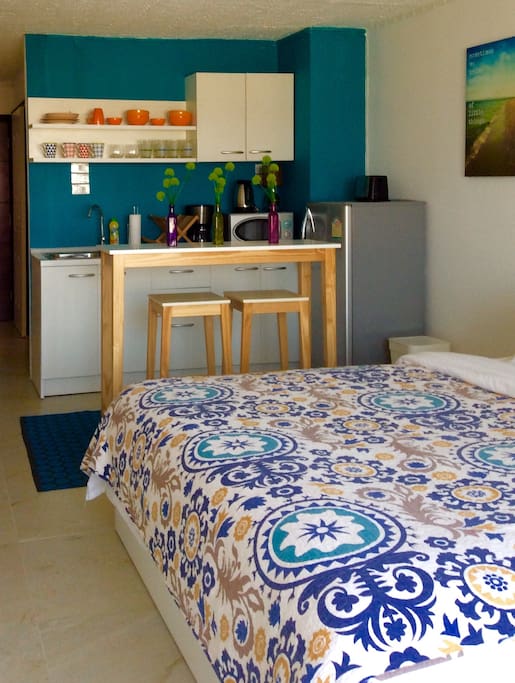 Enjoy your newly renovated condo with very comfortable mattress for a good nights rest after exploring the beautiful city!