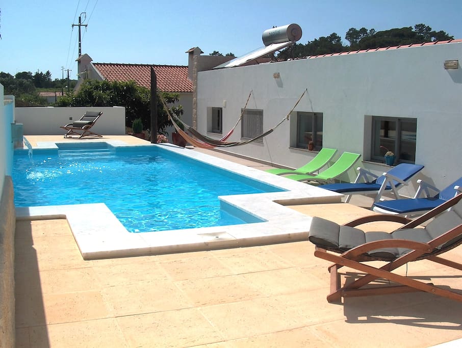 Private terrace for sunbathing by the pool
