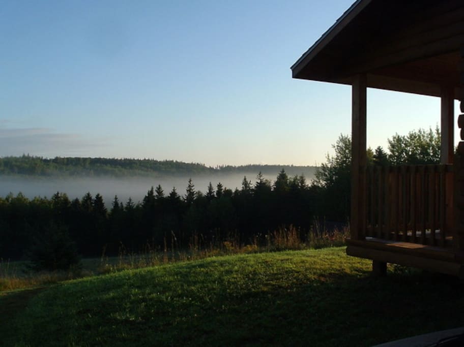 Early morning mist in the valley