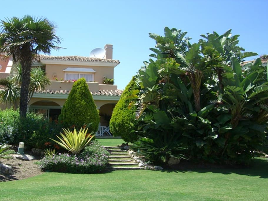View of the house from the common garden