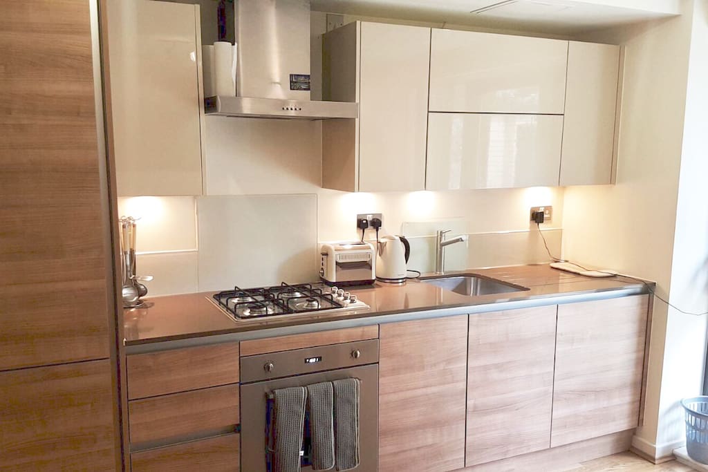 Modern and well equipped kitchen