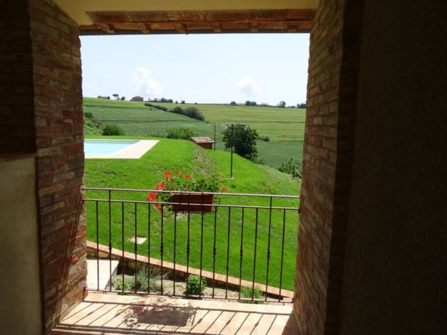Terrazzo privato con vista panoramica