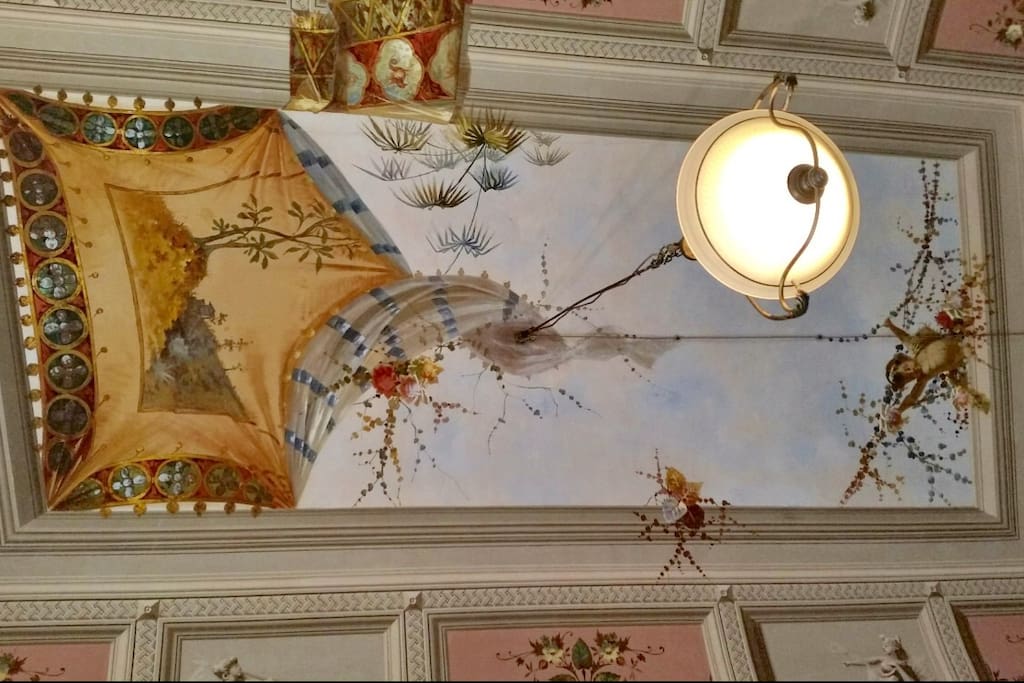 ceiling with fresco