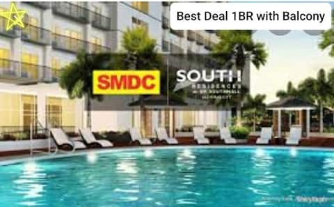 Best Deal 1BR + Balcony for Rent near SM Southmall