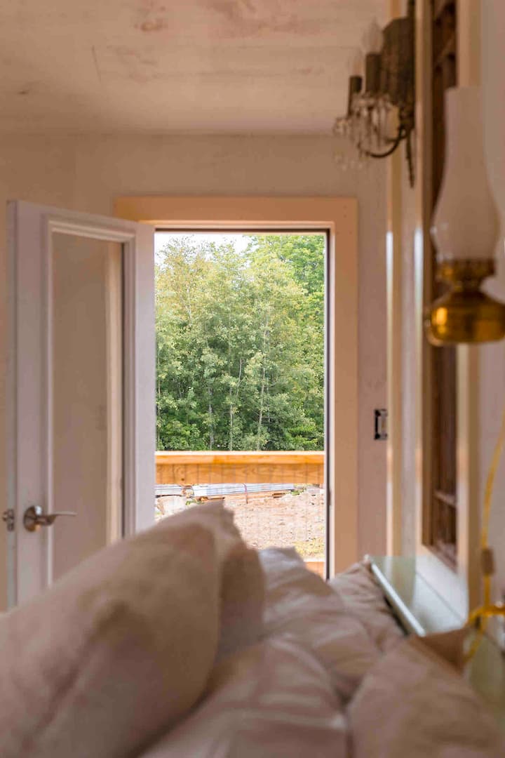 Another view! This little door opens up from your bed:)
