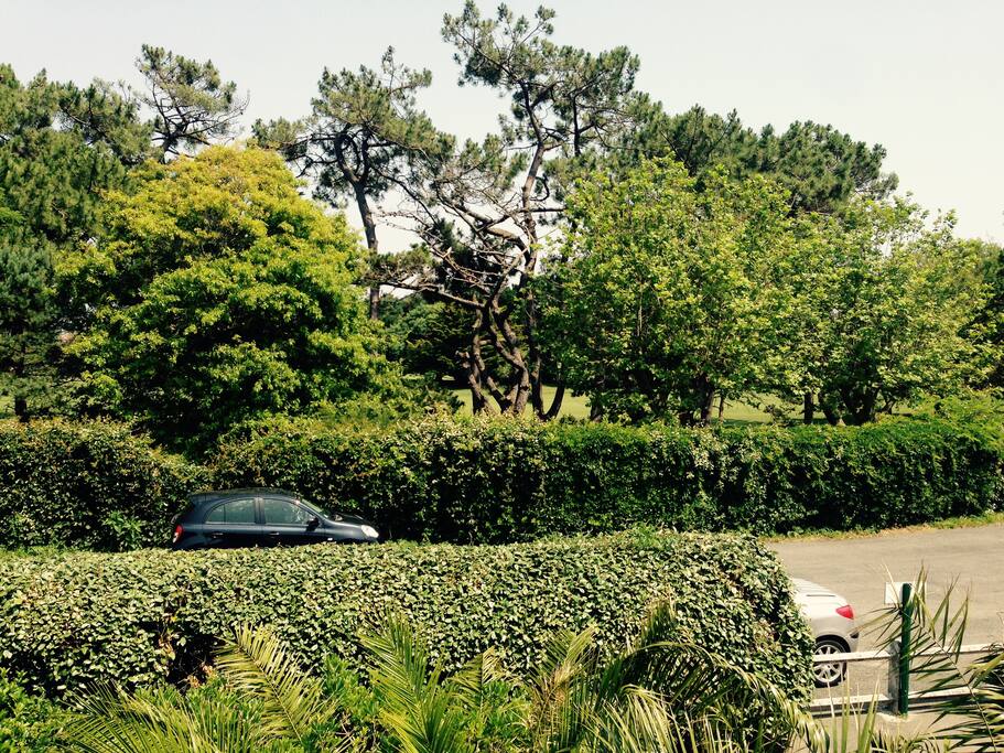 Vue golf de Biarritz