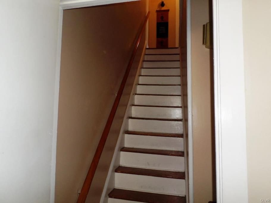 stairs leading up to your room