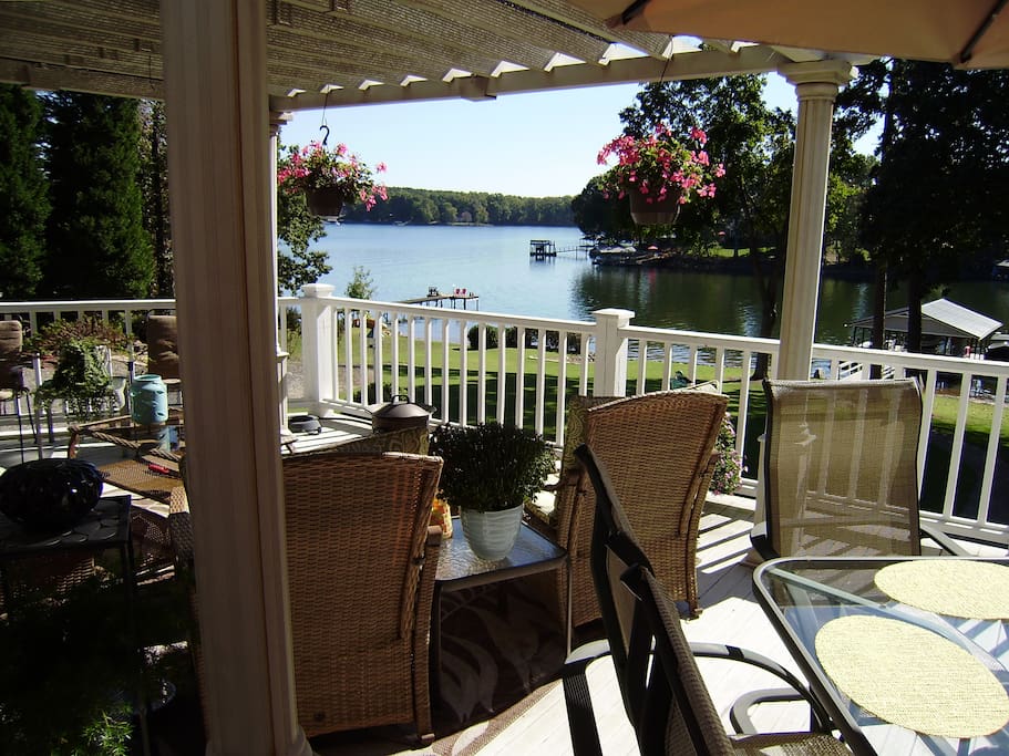 Relax and enjoy the view from the deck.
