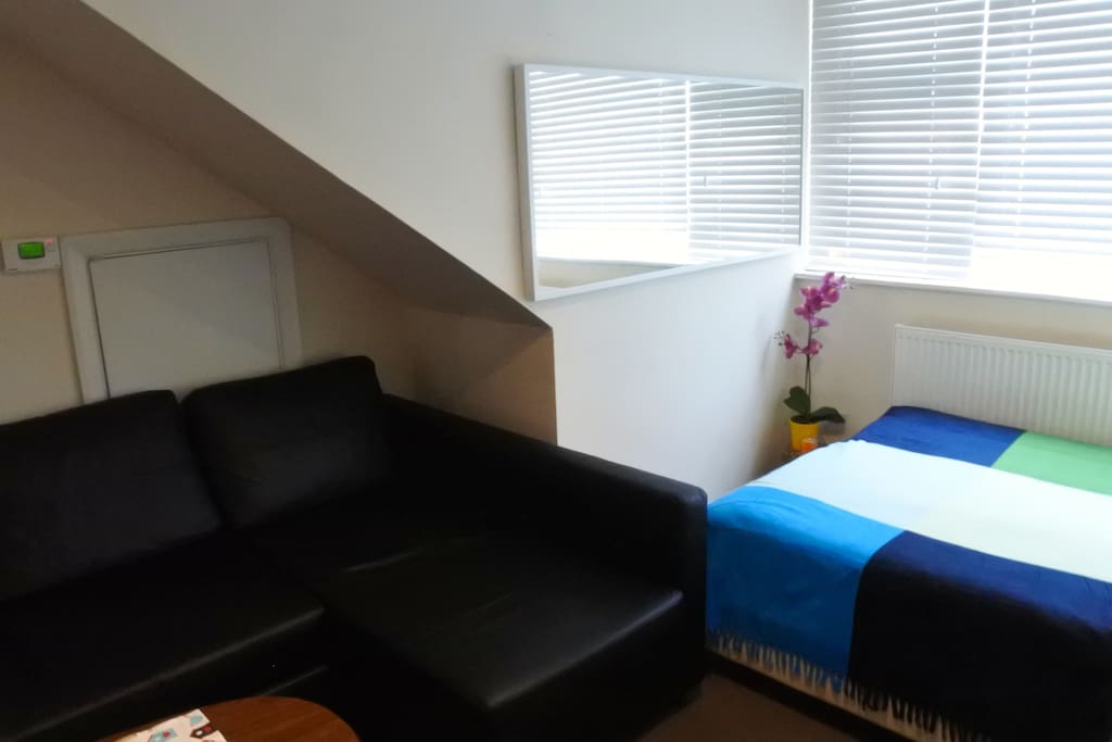 Sofa and real Bed