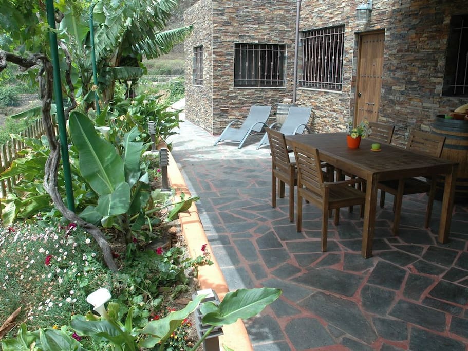 Large terrace is perfect to enjoy breakfast in the morning.