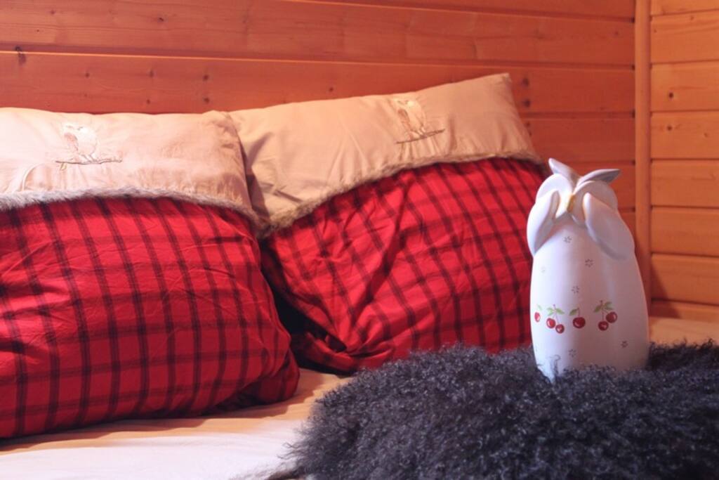 chambre de la cabane