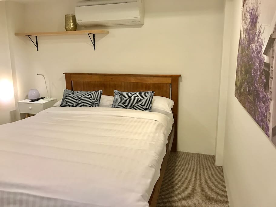 New bed and AC
