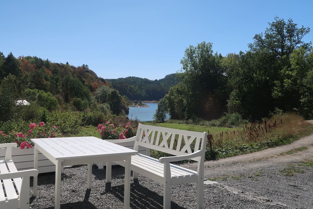 Outdoor dining area