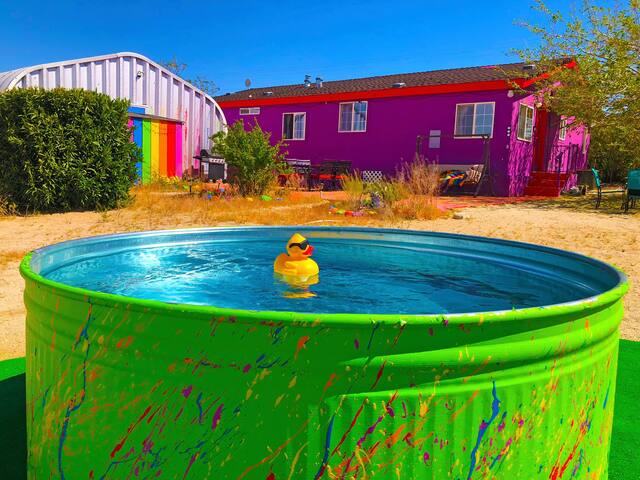 Cowboy pool...great place to cool off in the summer