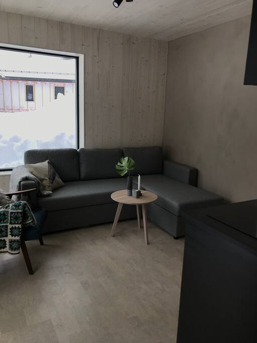Sovesofa på stuen
