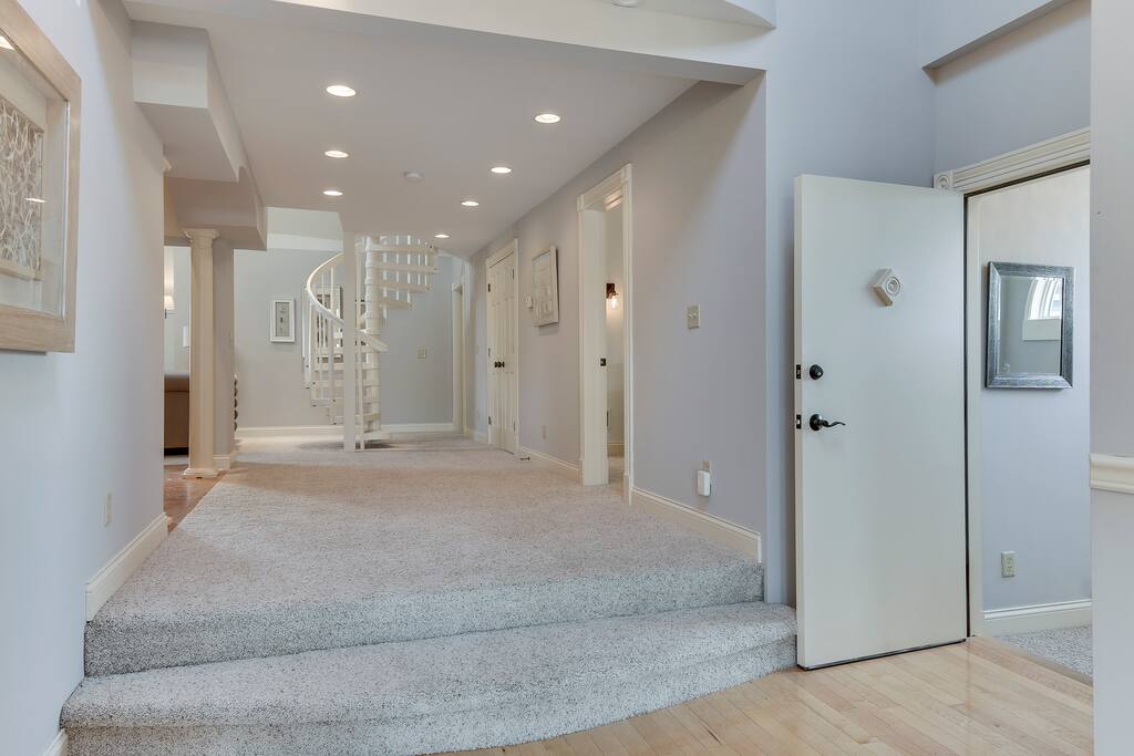 Entryway into the penthouse.